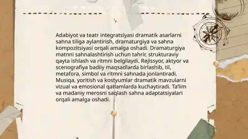Adabiyot va sanʼatning uzviy bogʻliqligi 4