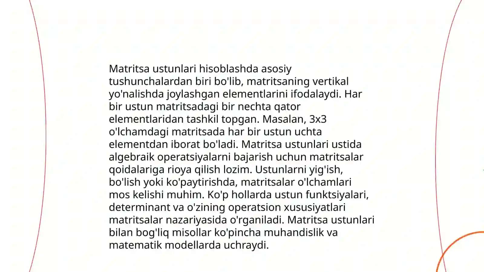 Matritsa elementlari 4