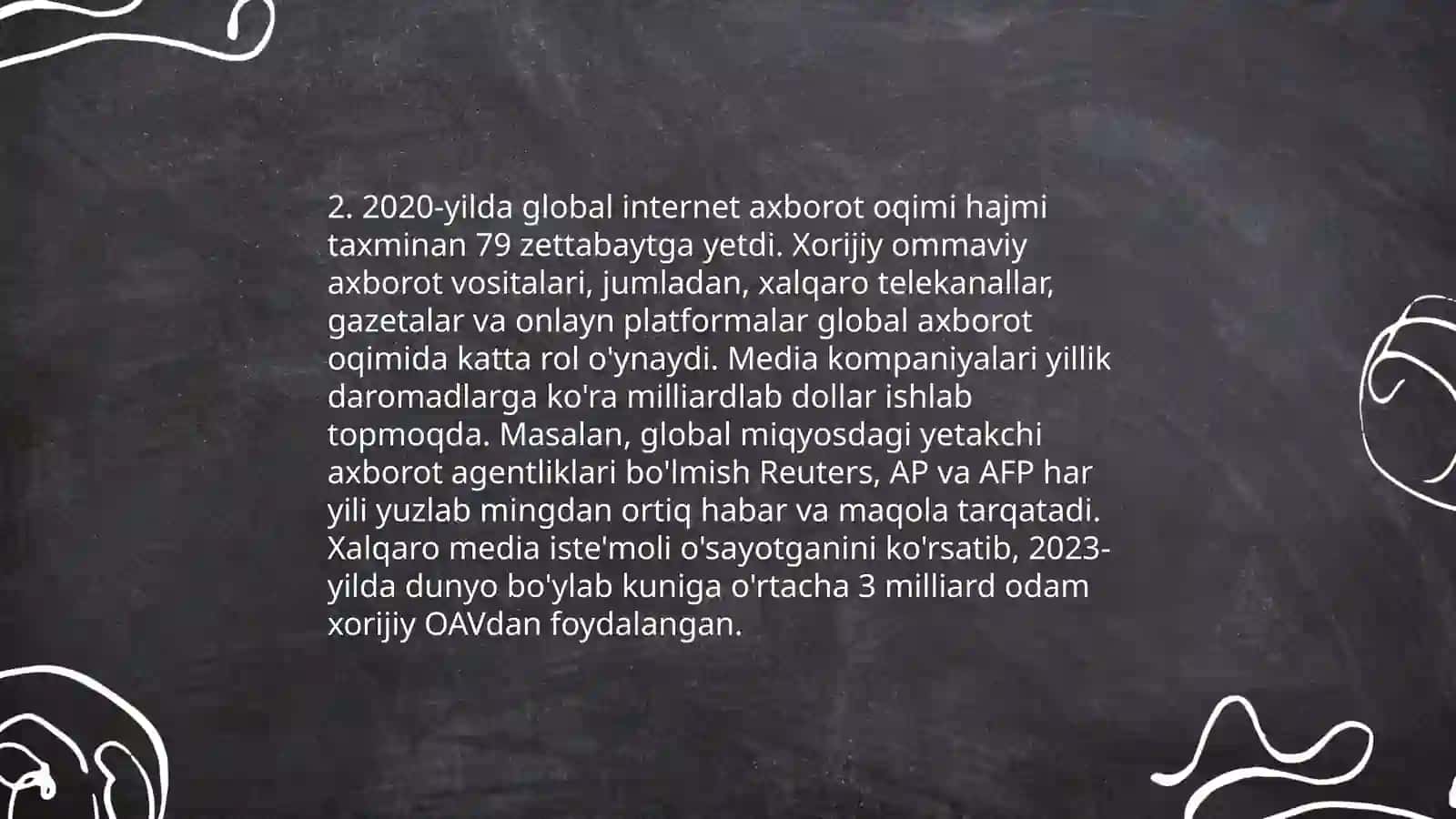 Xorijiy OAV ning media makondagi o'rni 4