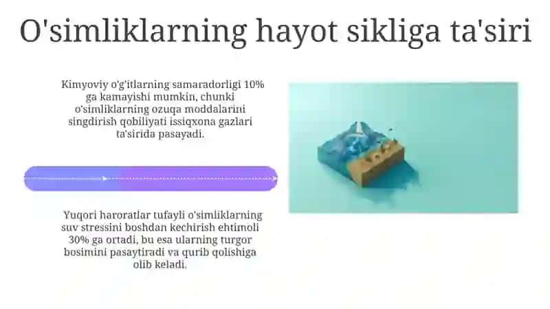 Iqlim o'zgarishining hayotiy jarayonlarga ta'siri 4