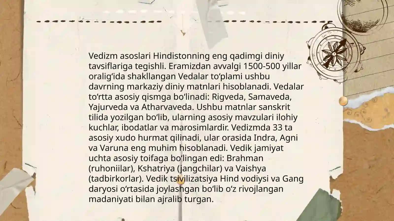 Qadimgi Hindiston dinlari.Vedizm Braxmanizm veda dinlari 4