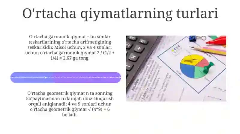 O'rta geometrik n ta musbat sonning n-darajali ildizi 4