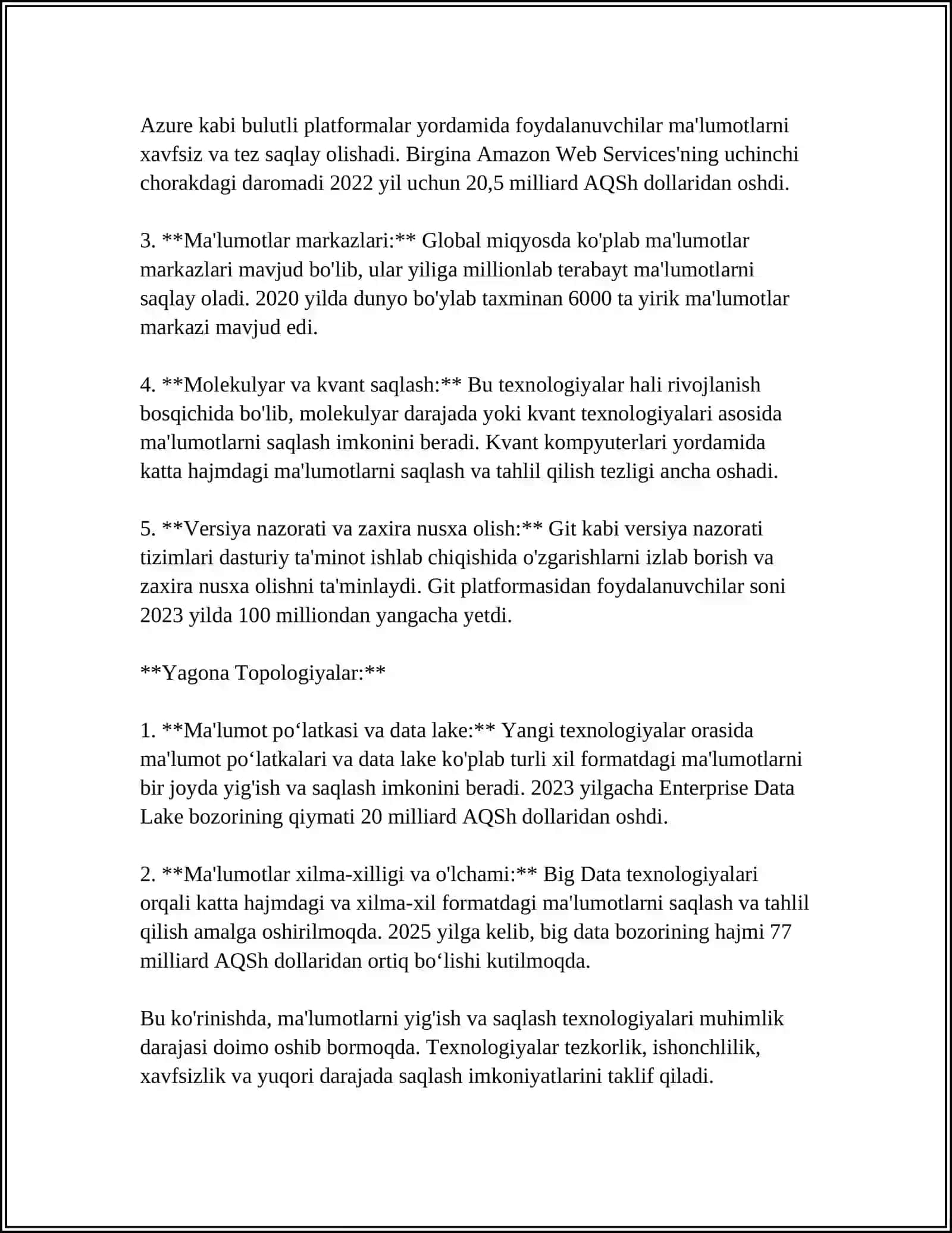 TADQIQOT VA LOYIHALASHDA AXBOROT TEXNOLOGIYALARI 4