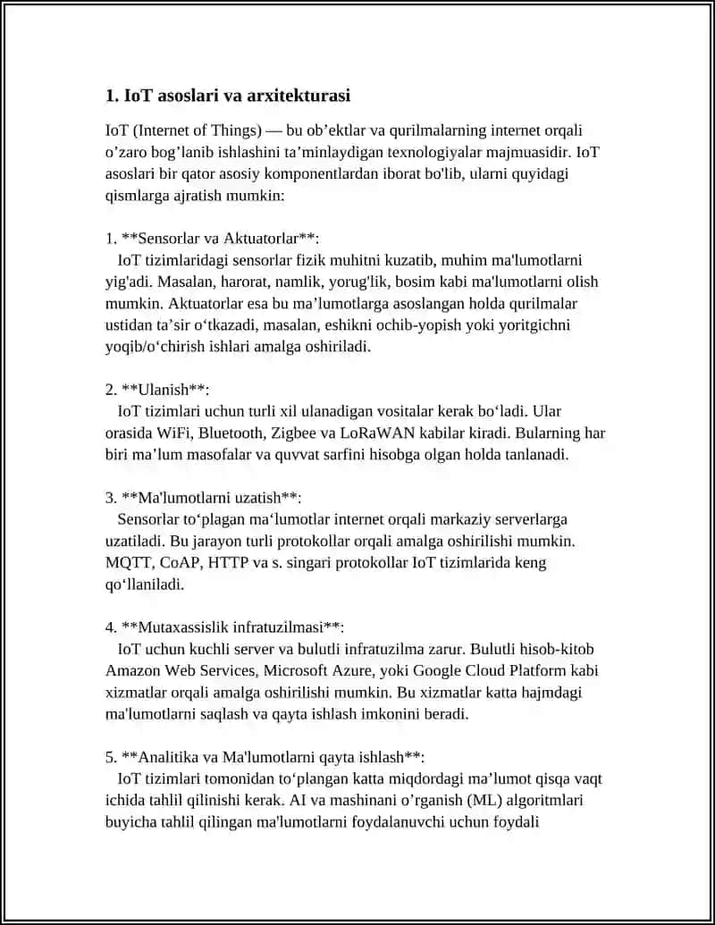 IoT asoslari va arxitekturasi 4