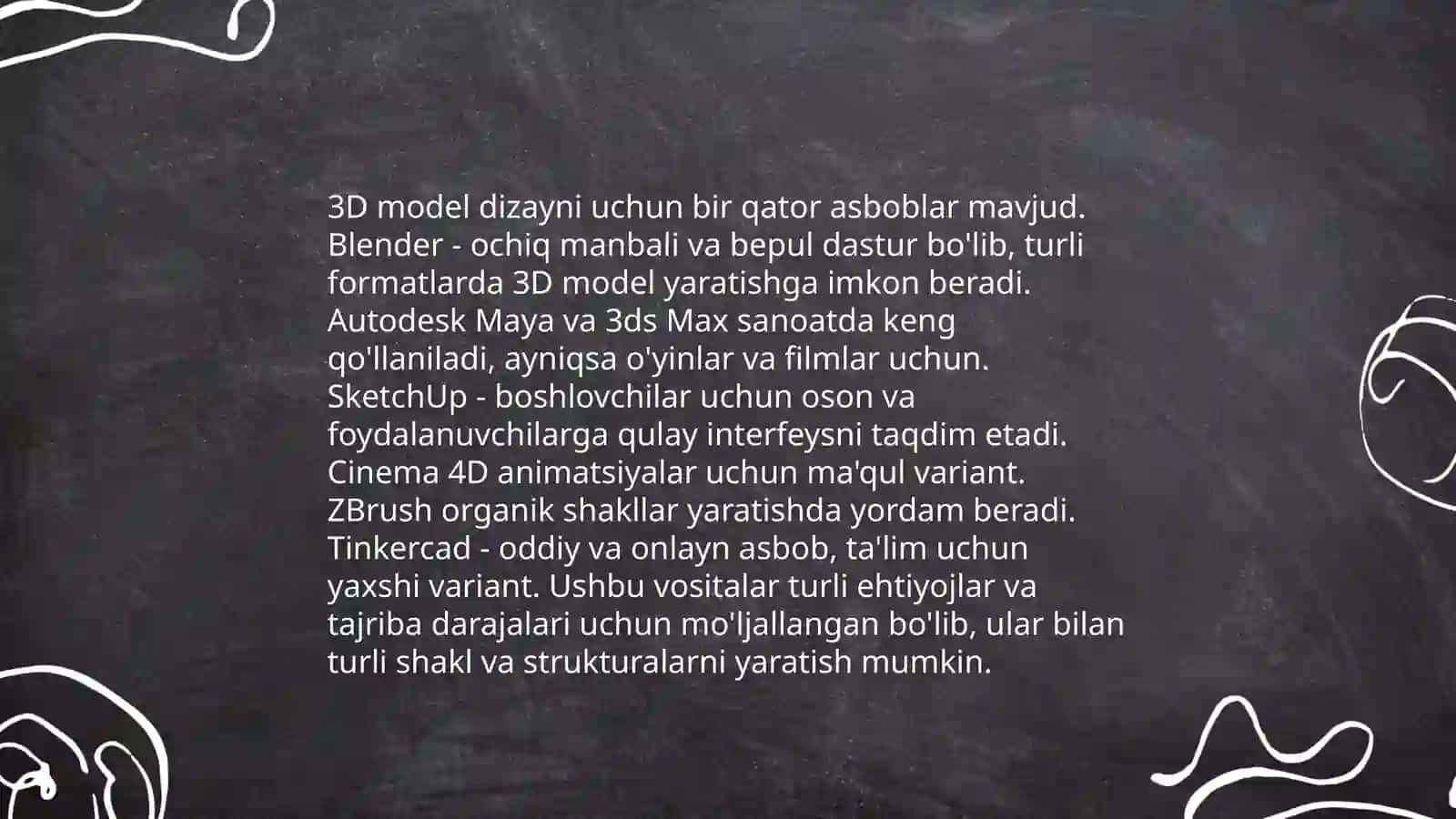 Tinkercad va 3dtinkercad o'quv platformasi yordamida robototexnika elementlarini o'rganish 4