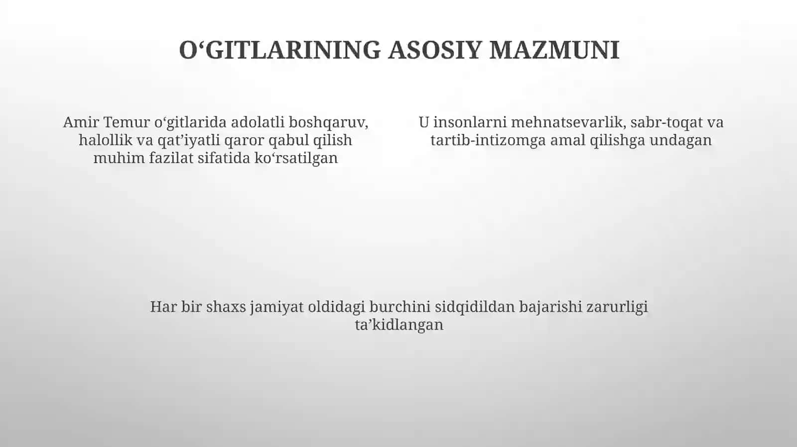 Amir Temur oʻgitlarining tarbiyaviy ahamiyati 4