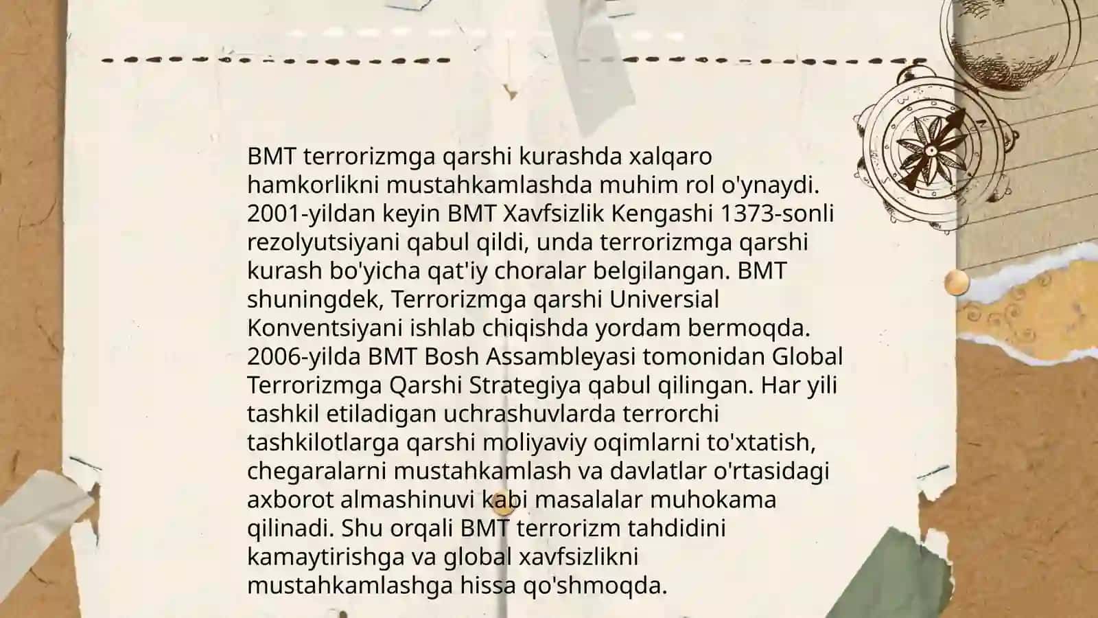 Xalqaro tashkilotlarning terarizimga Qarshi kurashining ahamiyati 4