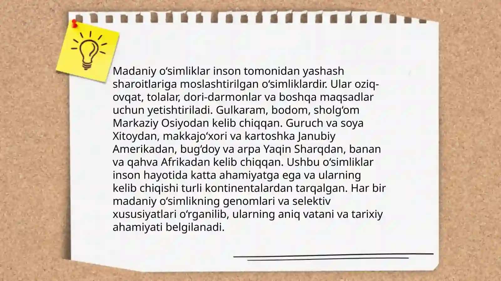 Madaniy o‘simliklarning kelib chiqish markazlari 4