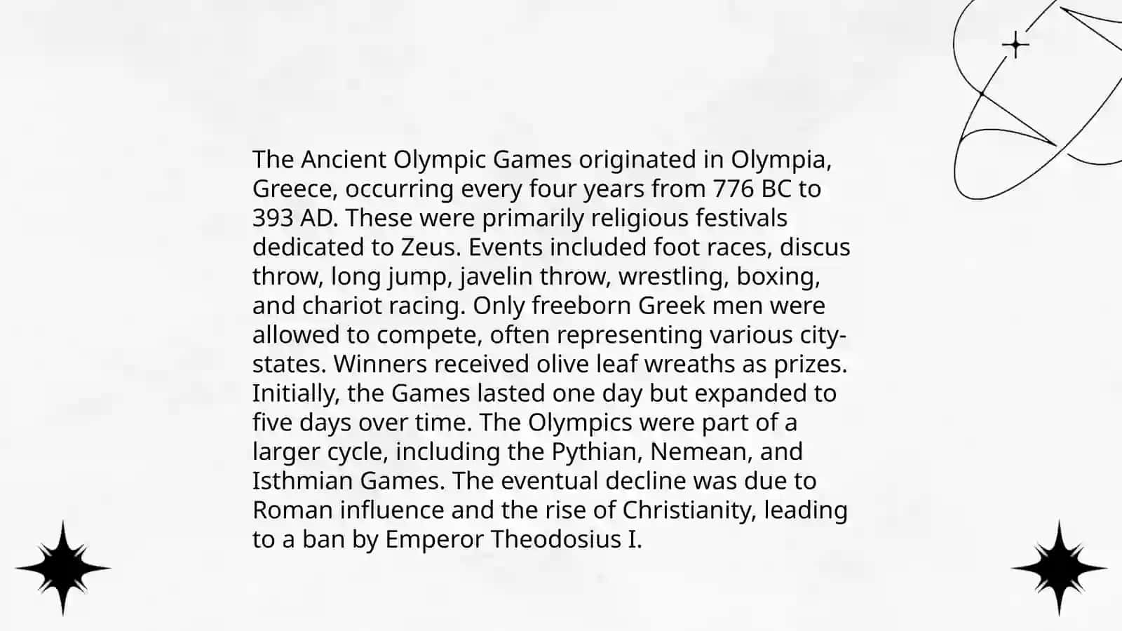 The Olympic games 4