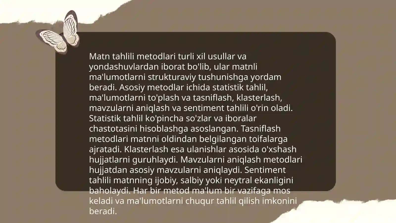 Axborot (matn) ustida ishlash qiyosiy tahlil 4