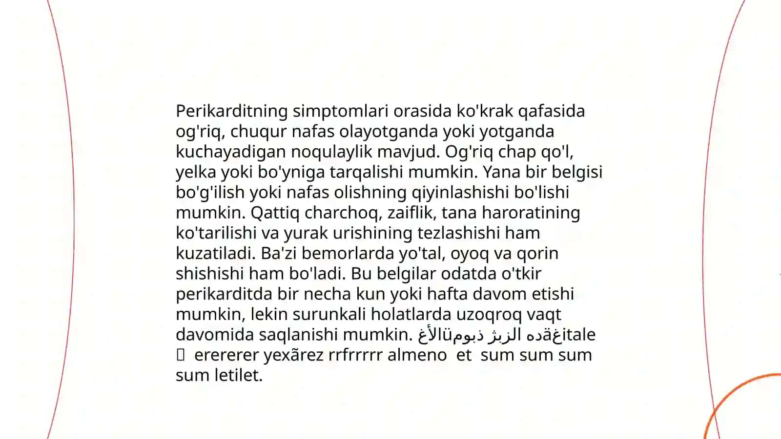 Perikardit kassaligi 4
