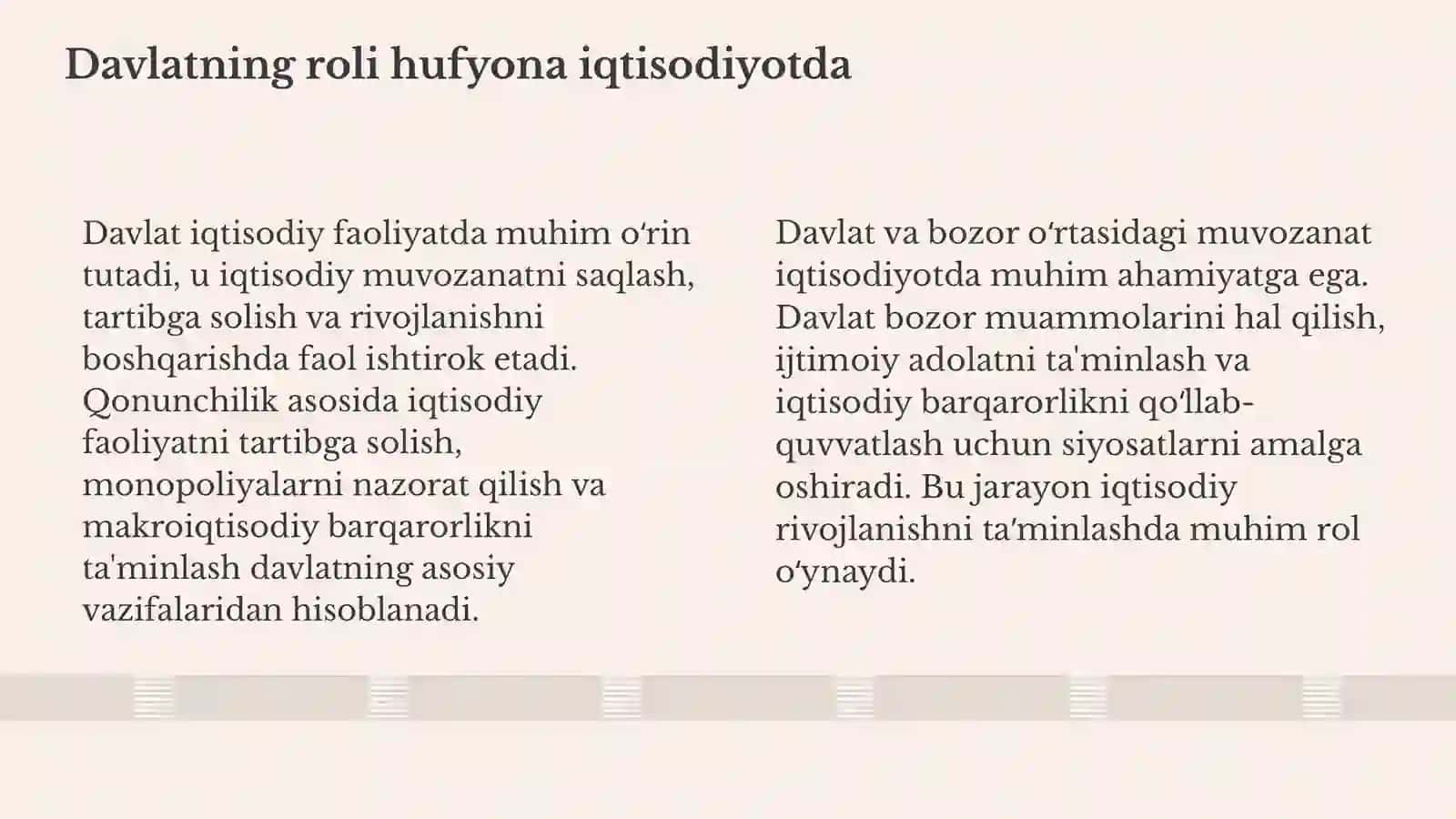 Hufyona iqtisodiyotning institutsional ildizlari va uni qisqartirish mexanizmlari 4