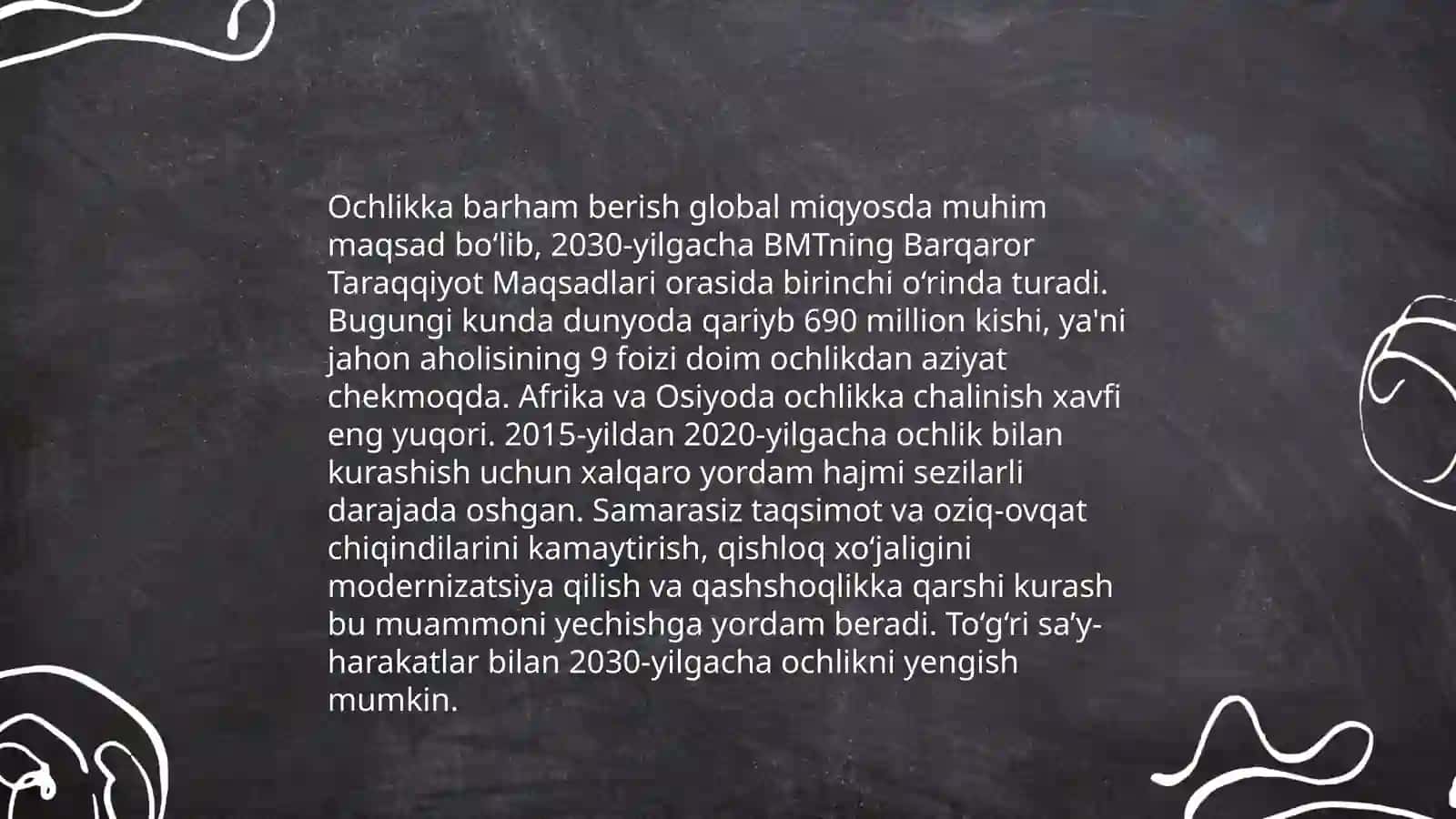 BMT ning barqaror rivojlanish maqsadlari 4