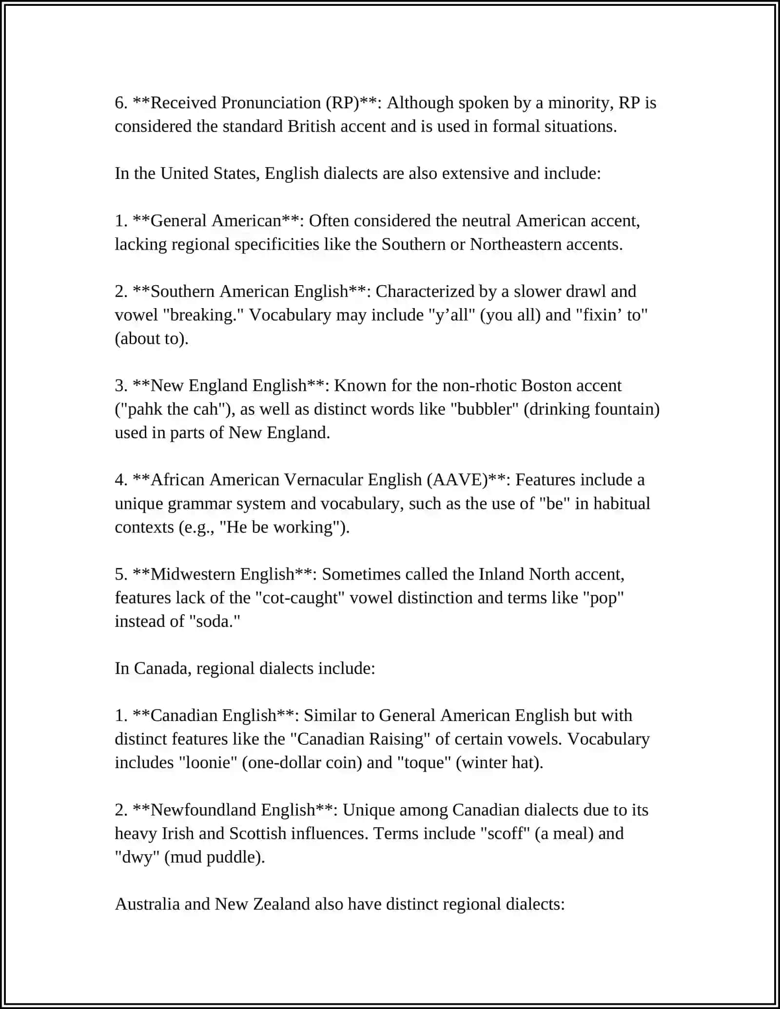 EXPLORING LANGUAGE VARIATION AND DIALECTS 4
