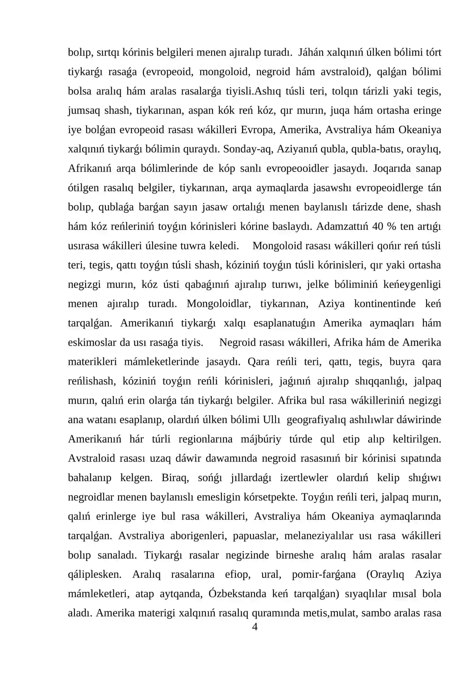 Evropeoid rasasi 4