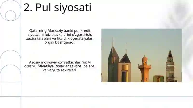 Qatar moliyaviy holat koʻrsatkichlari 4