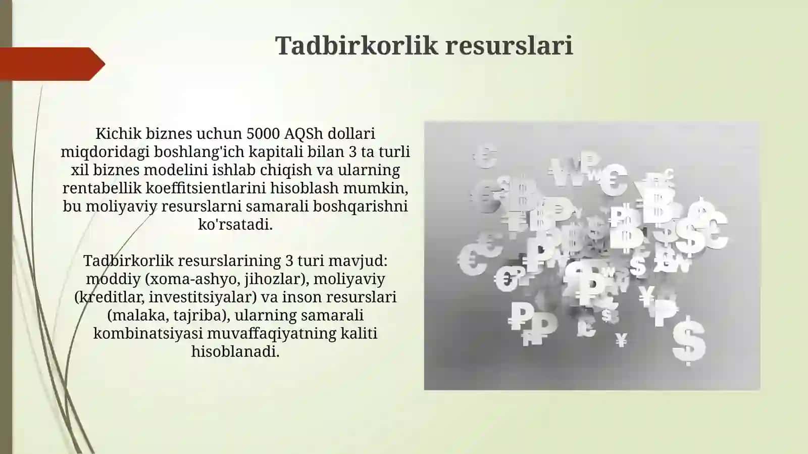 Xo'jalik mablag'lari va ularning kelib chiqish manbalari tasnifi 4