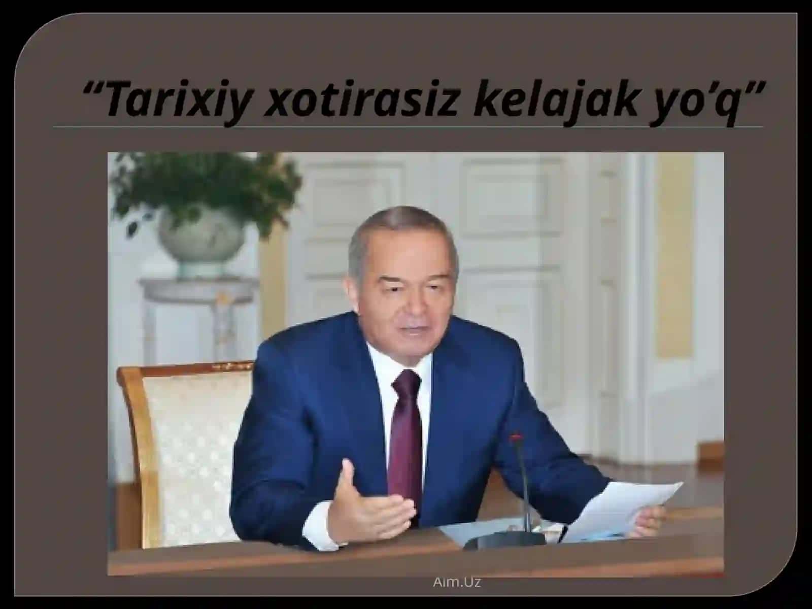 Mustaqillik tufayli vatanimiz davlatchilik tarixini anglash, tadqiq etish, o'rganish jarayoni 4
