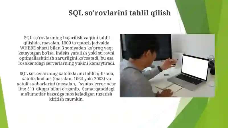 SQLda So'rovlarni Yaratish va Tahlil Qilish 4