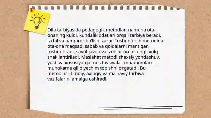 Oila Tarbiyasi 4