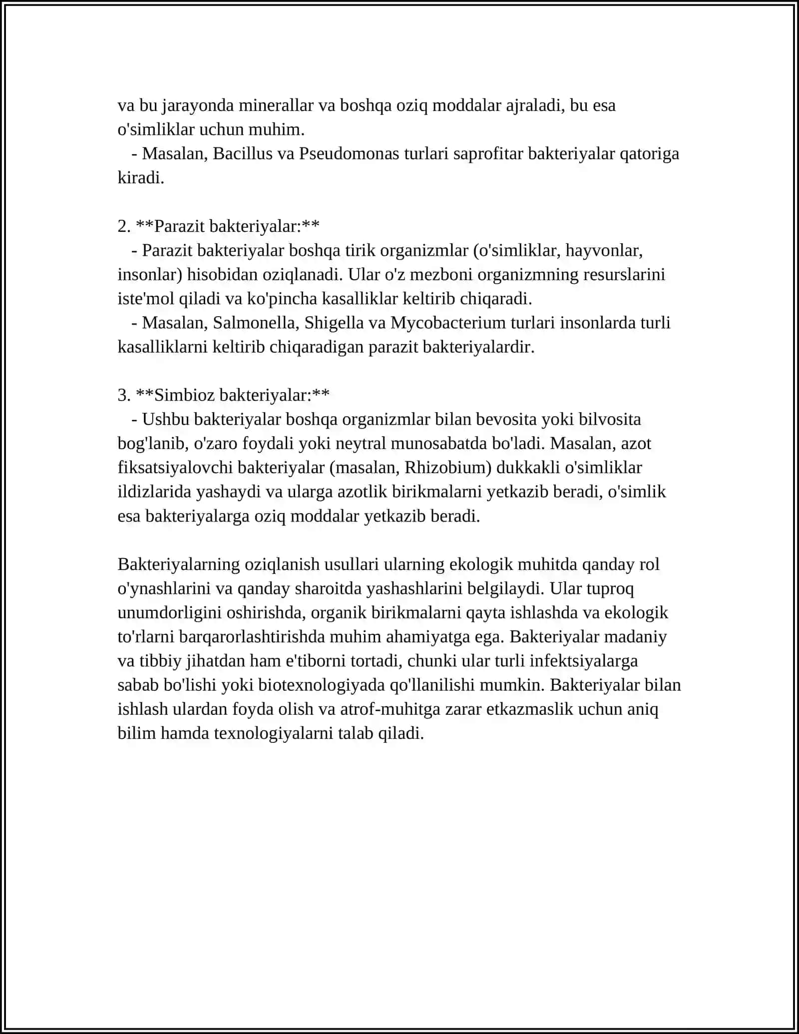 BAKTERIYALARNING FIZIOLOGIYASI 4