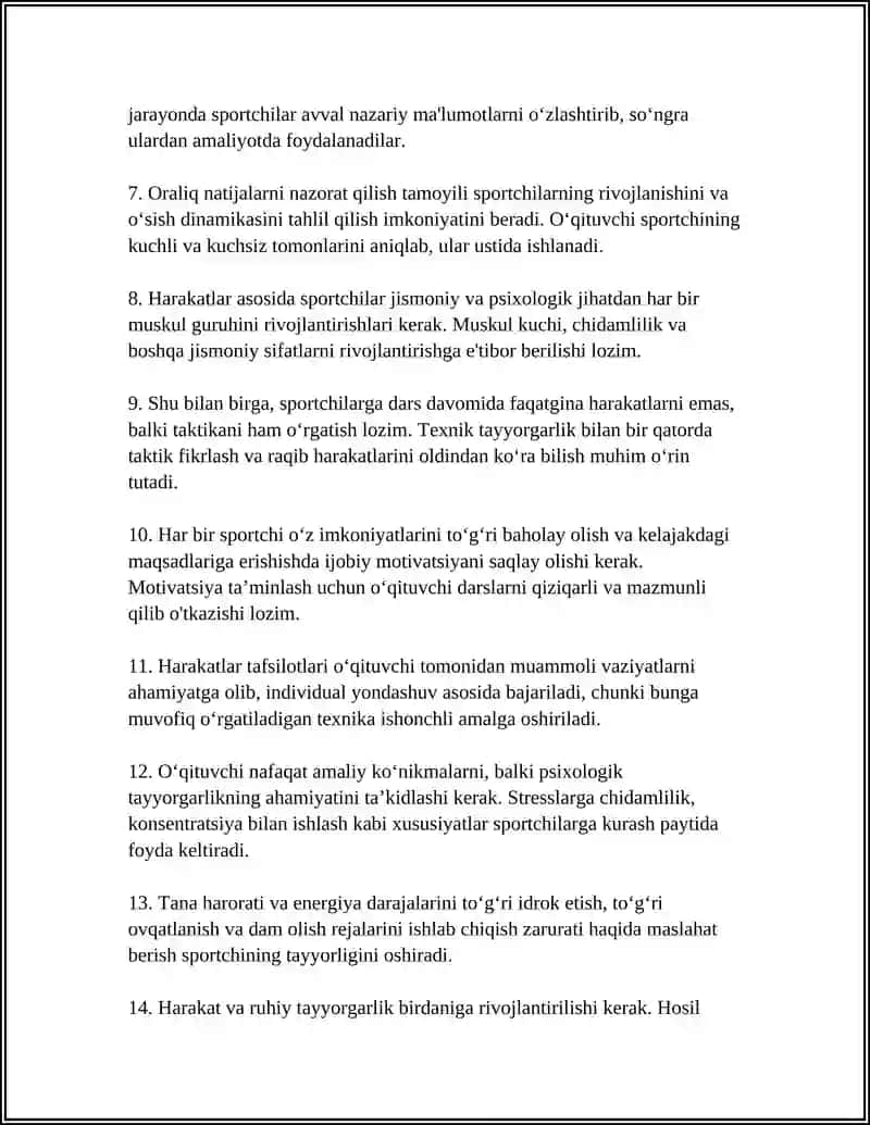 KO‘P KURASH TURLARI TEXNIKASINI O‘RGATISH METODIKASI 4