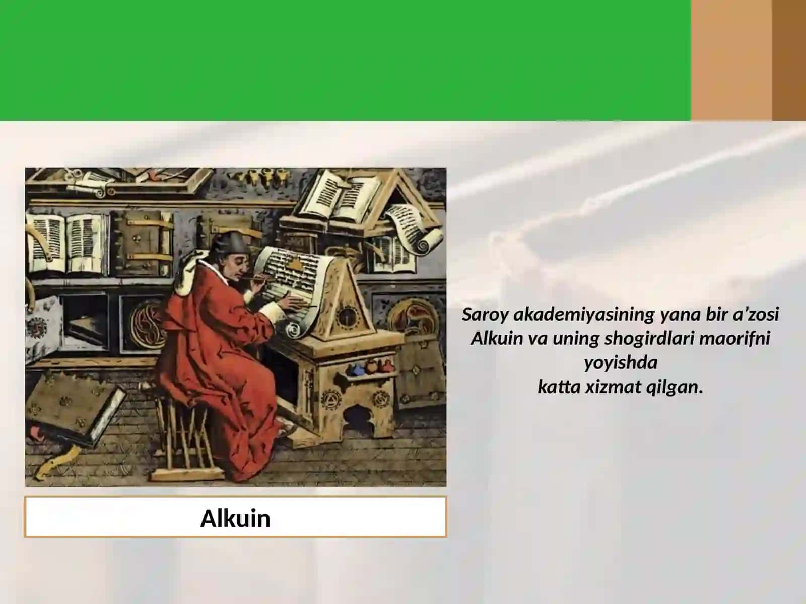 7-sinf Jahon tarixi fanidan Yevropa xalqlari madaniyati dars taqdimot 4