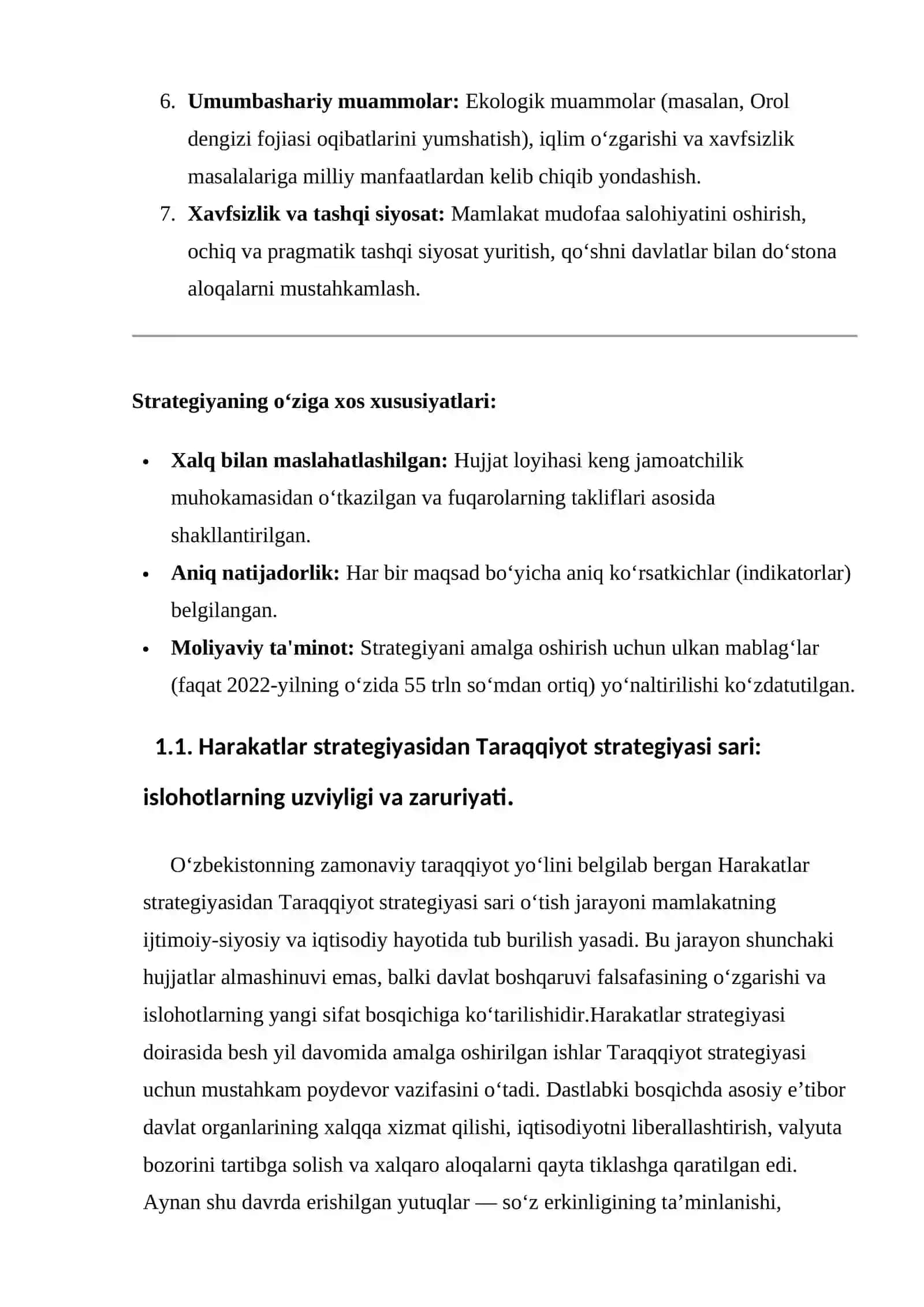 Yangi O'zbekiston Taraqqiyot Strategiyasi 4