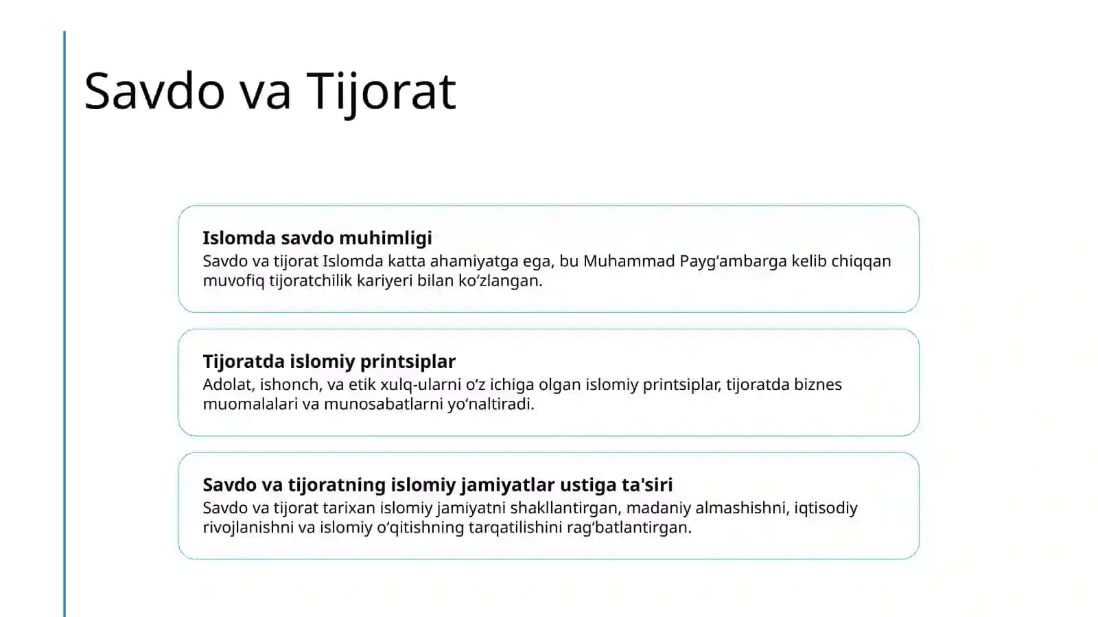 Islom dinninig paydo boʻlishidagi ijtimoiy-siyosiy va madaniy sharoitlar 4