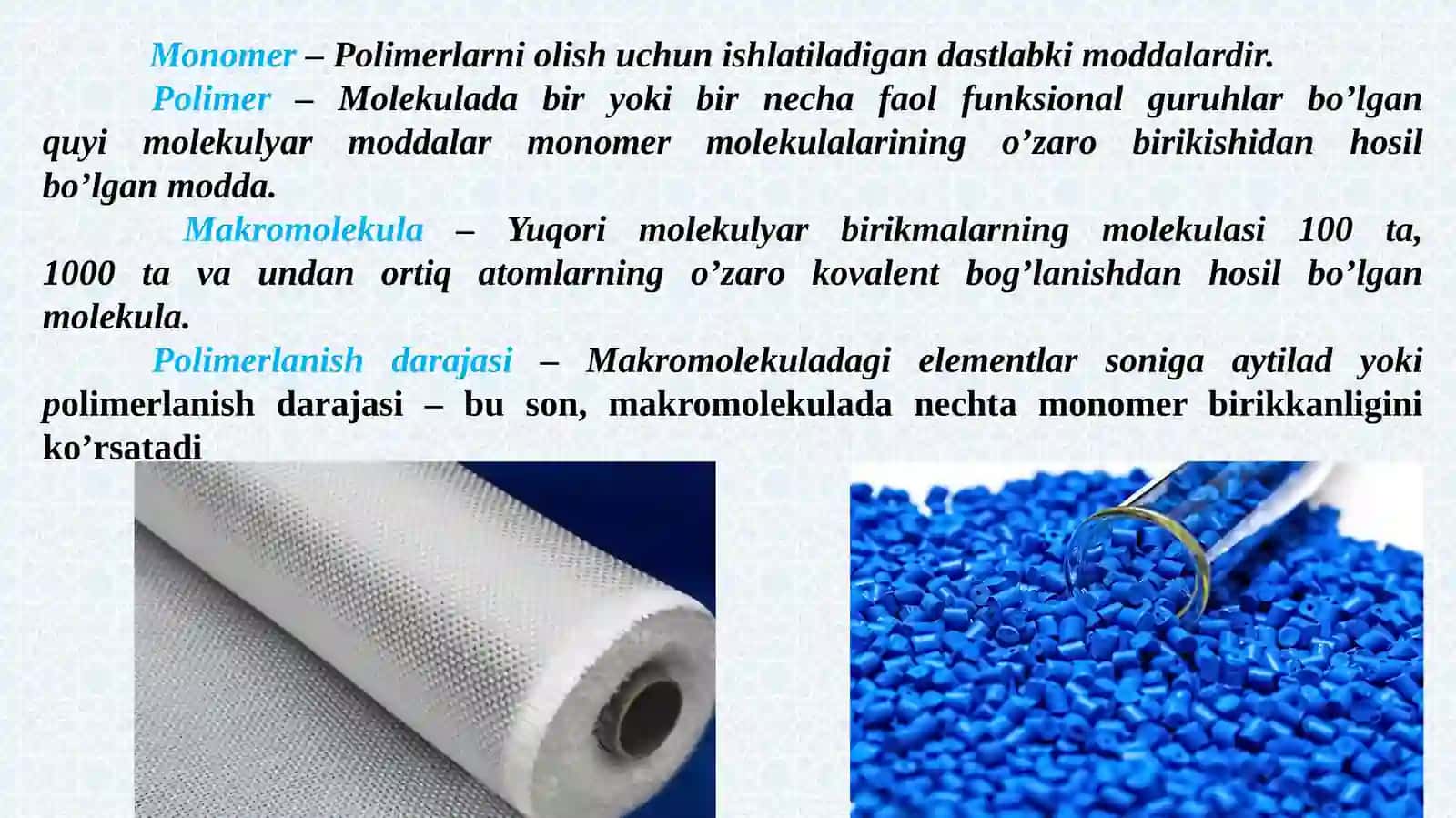POLIMERLAR HAQIDA 4