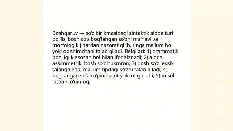 So‘z birikmalaridagi sintaktik aloqa turlari 4