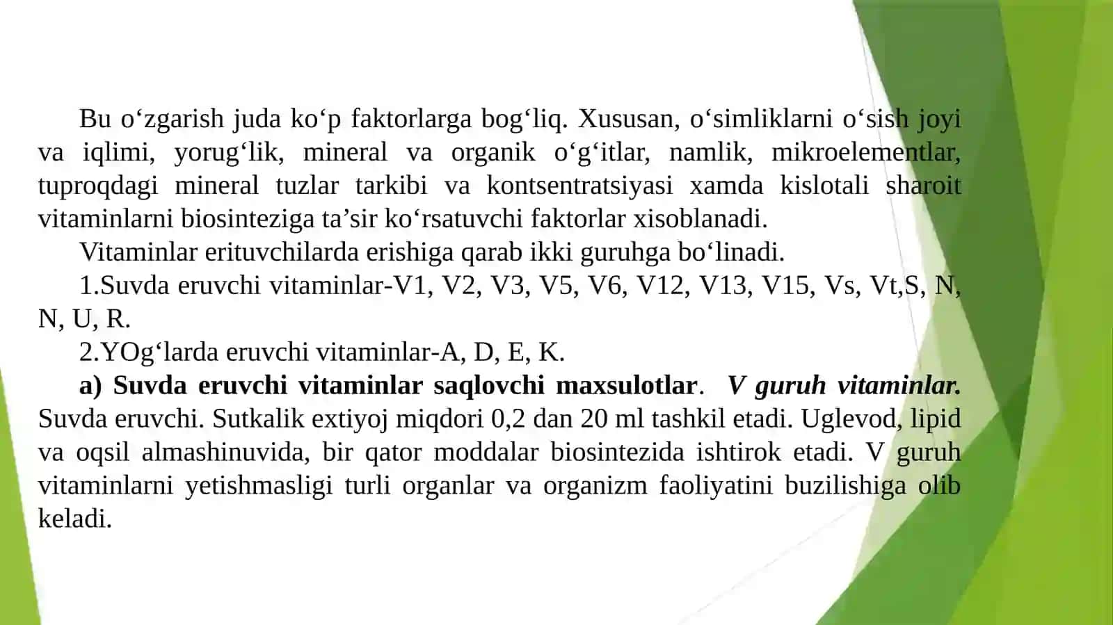 O‘simliklarning shifobaxshilik xususiyatlarini biologik faol moddalarga bog‘liqligi 4