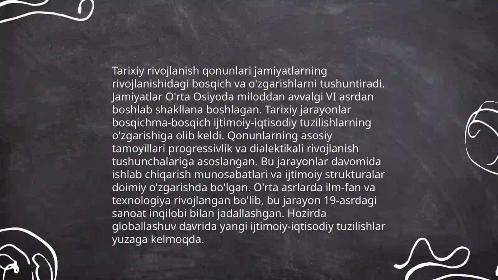 Rivojlanishning umumiy qonunlari va kategoriyalari 4