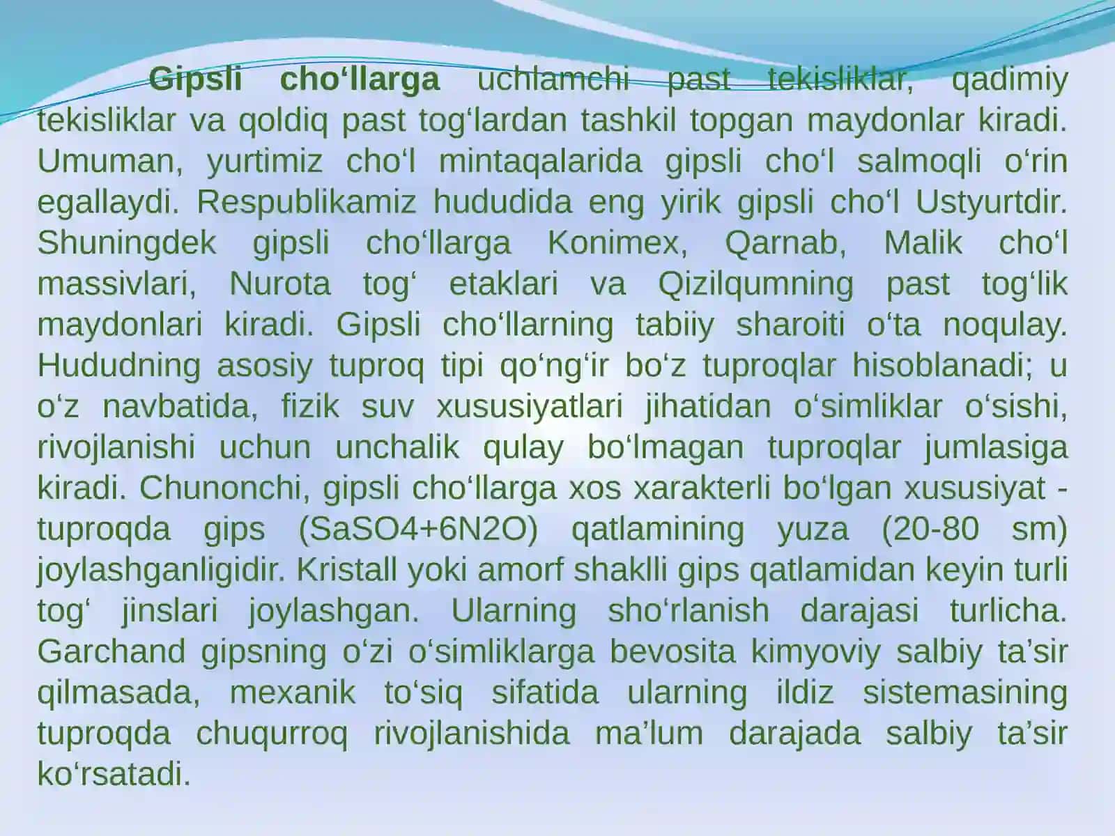 Cho‘l Zonasi Dorivor O‘simliklari 4
