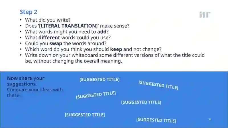 Editing the Translation of the Poems 4
