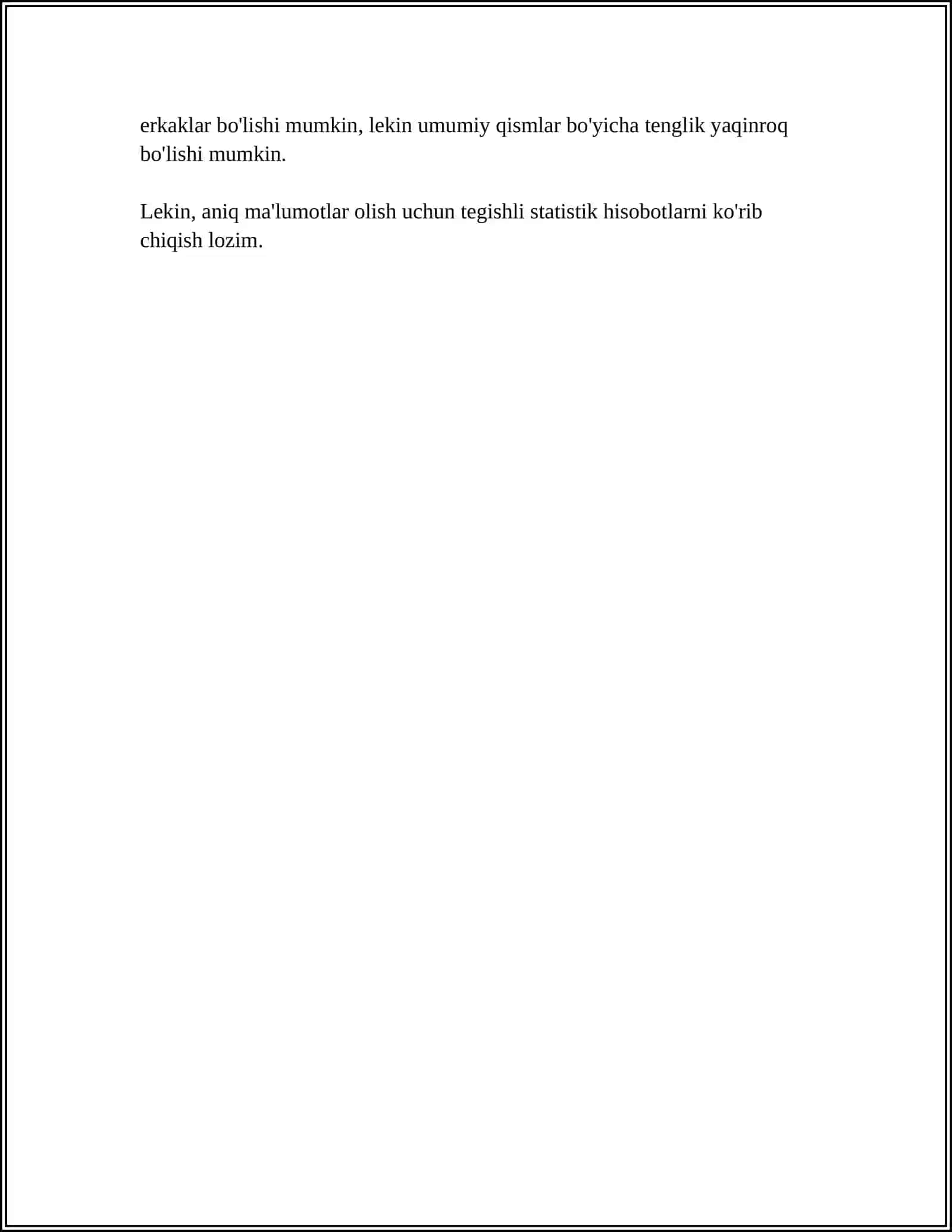 FARGONA TUMANI AHOLI STATISTIKASI, YALPI ICHKI MAHSULOTI, AHOLI YASHASH DARAJASI, ISHSIZLAR SONI 4