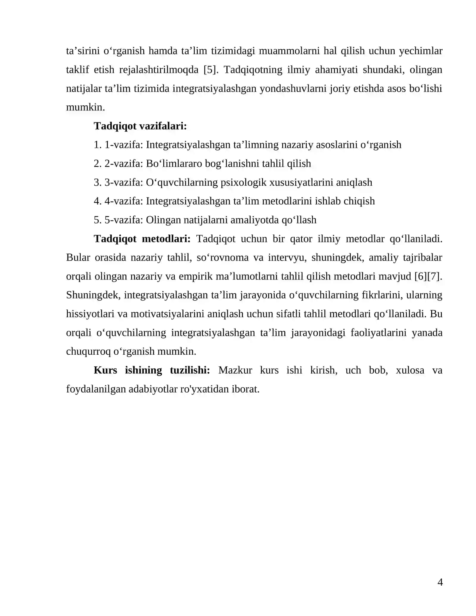 Integratsiyalashgan taʼlimning boshlangʻich bosqichdagi ahamiyati 4