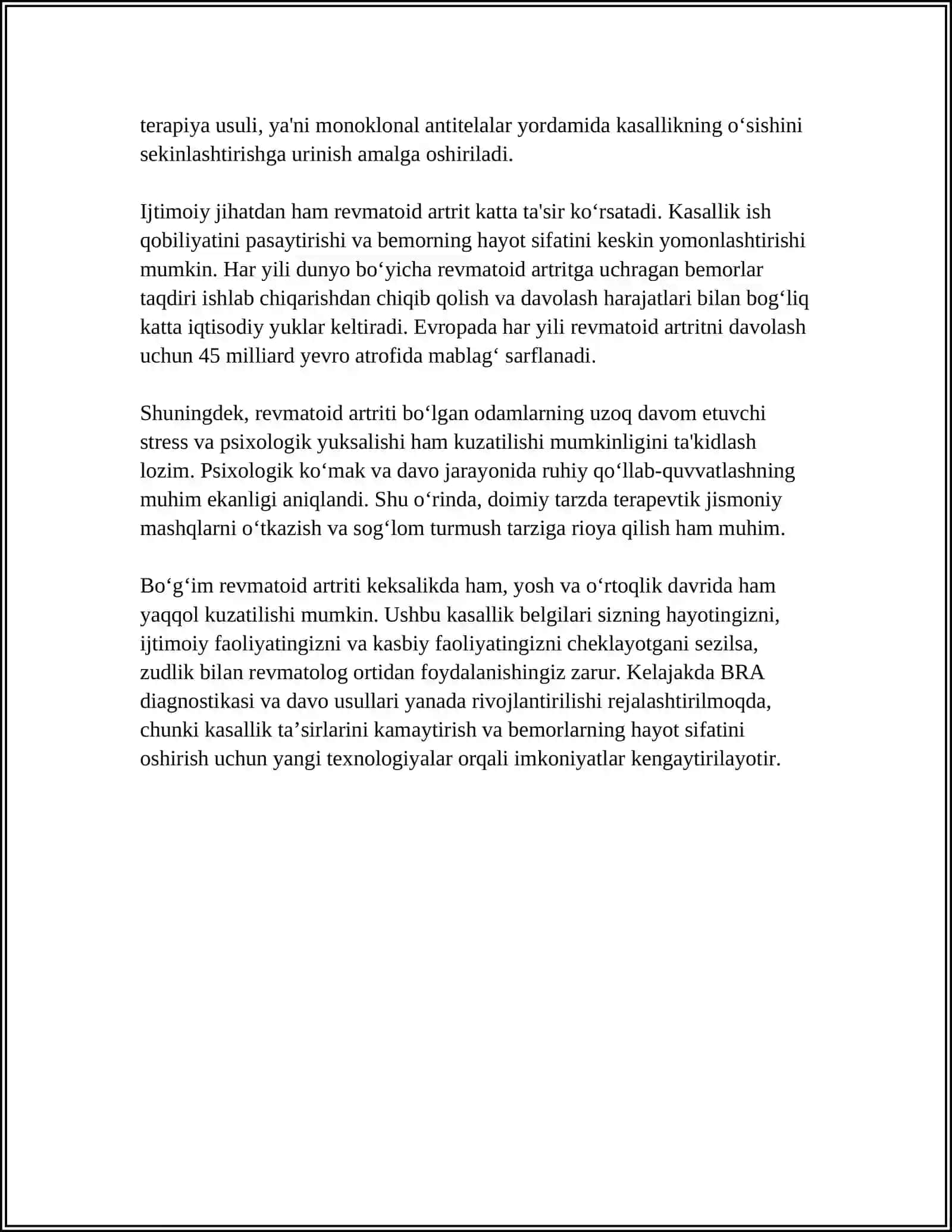 TOSHKENT DAVLAT STAMATOLOGIYA INSTITUTI FUNDAMENTAL TIBBIYOT 4