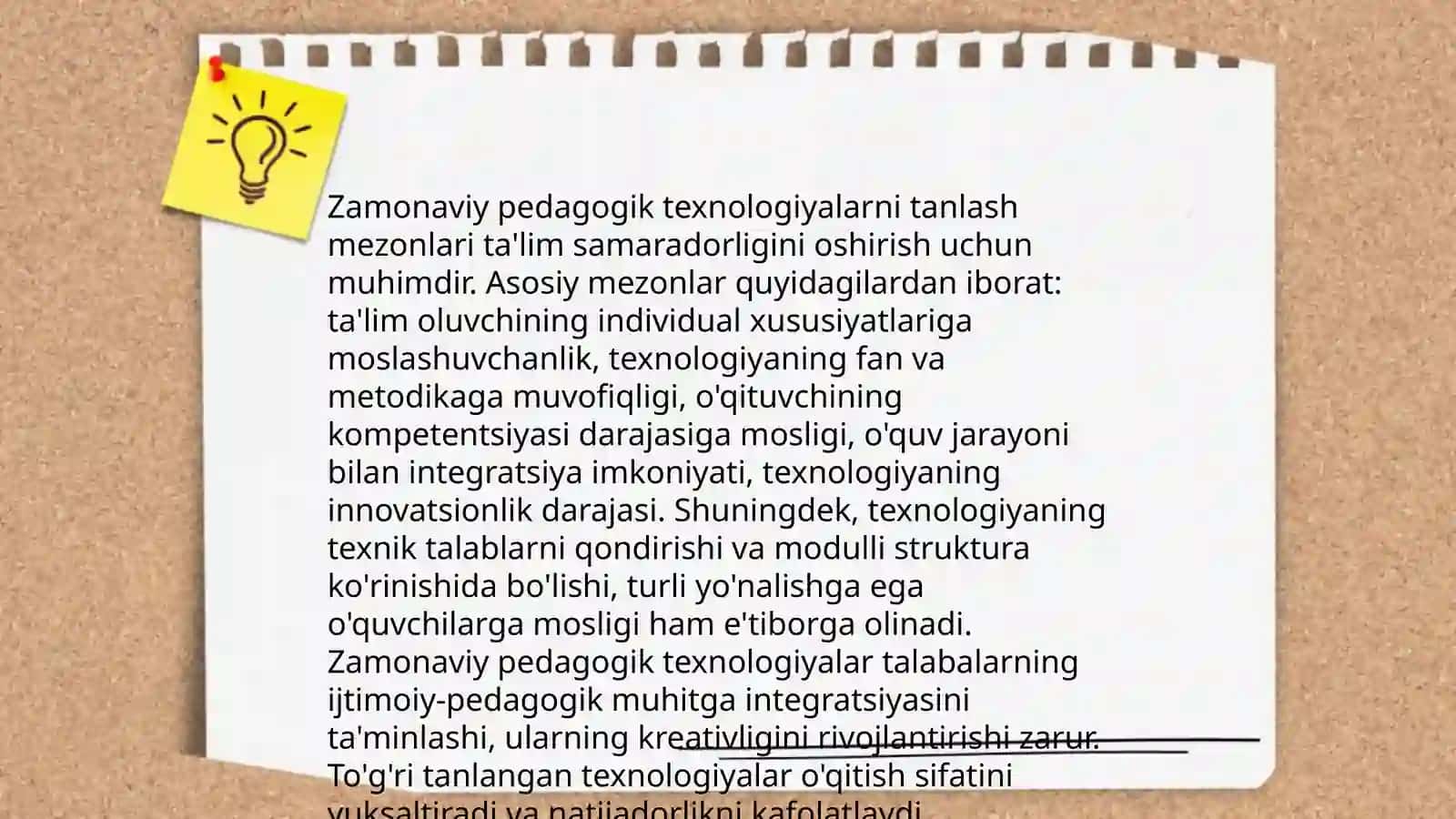 Pedagogik texnologiyalarning nazariy asoslari 4