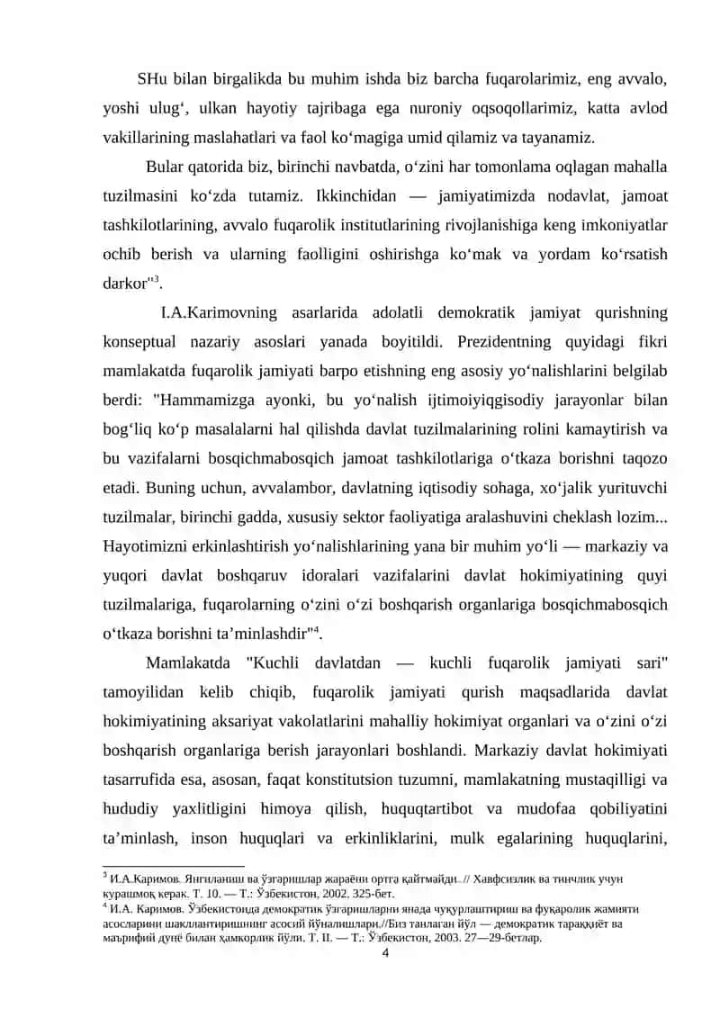 FUQAROLARNING O‘ZINI O‘ZI BOSHQARISH ORGANLARIGA OID HUQUQIY NORMALAR 4