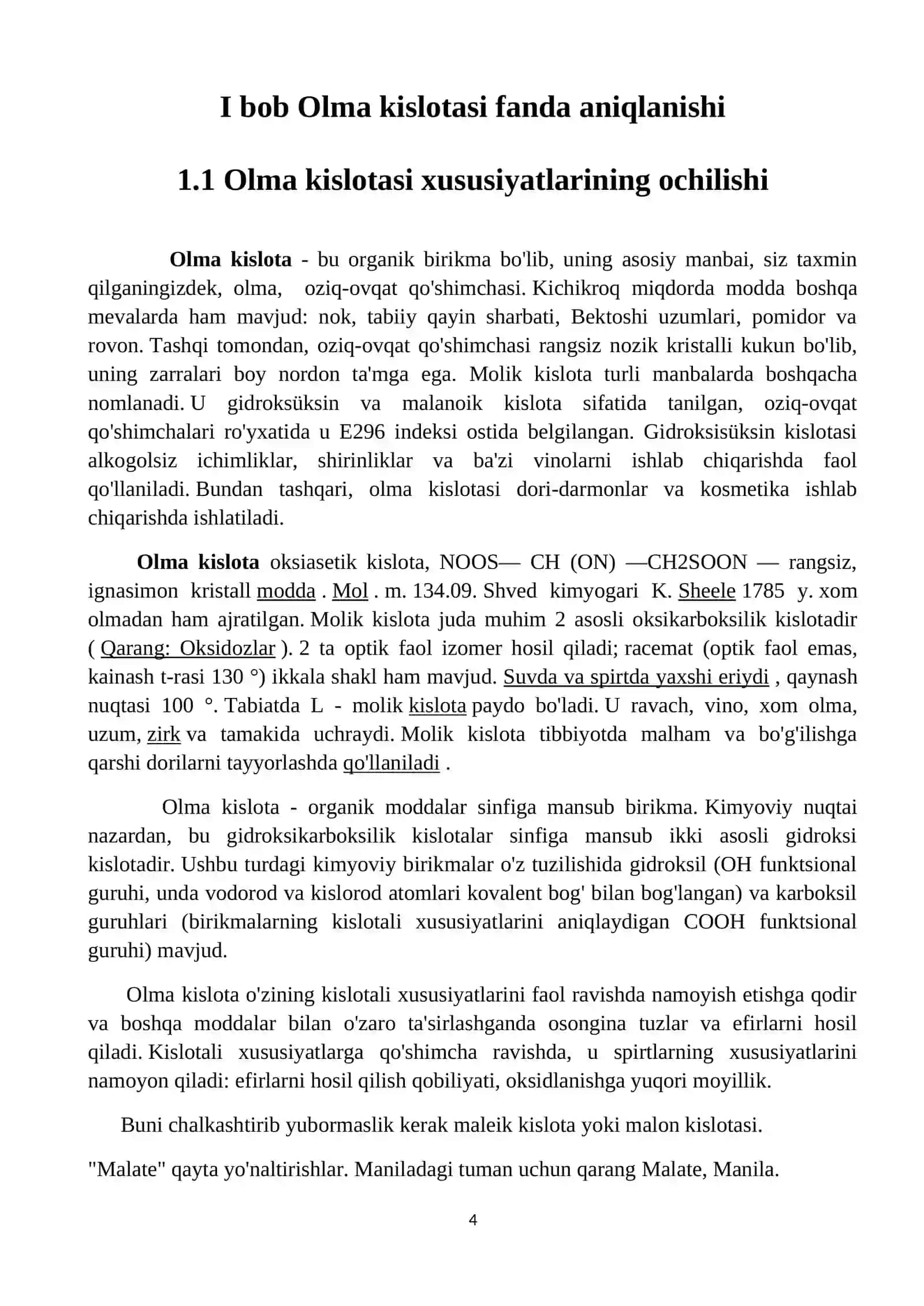 Olma kislotasi 4