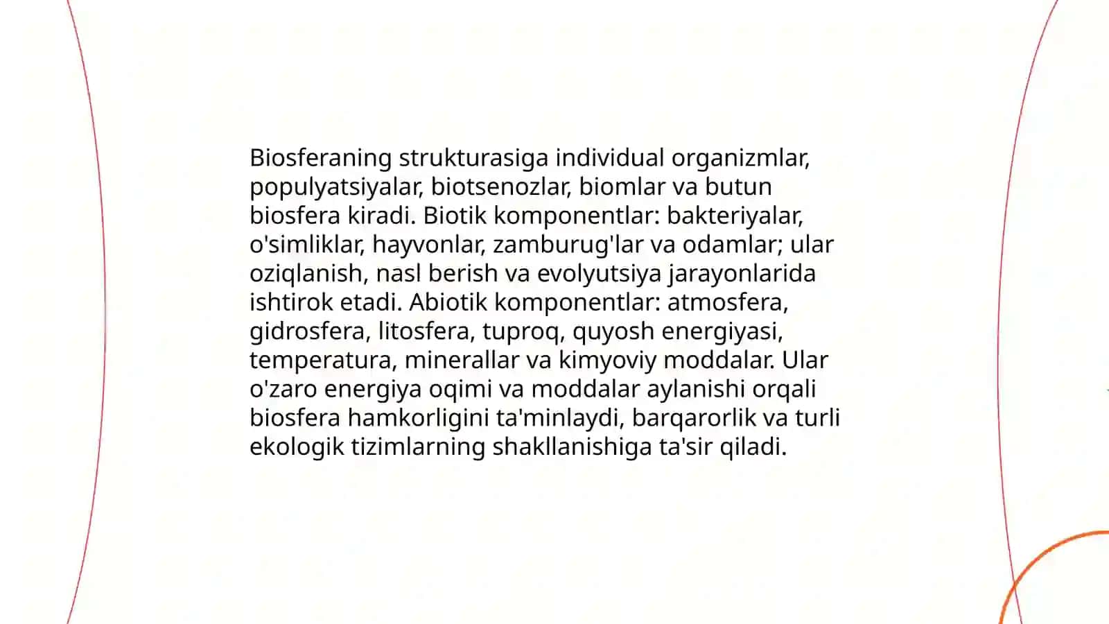 Biosferaning global hayot tizimi sifatida zamonaviy tushunchalar 4