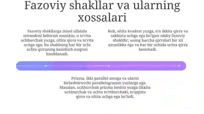 Stereonometriya kursi 4