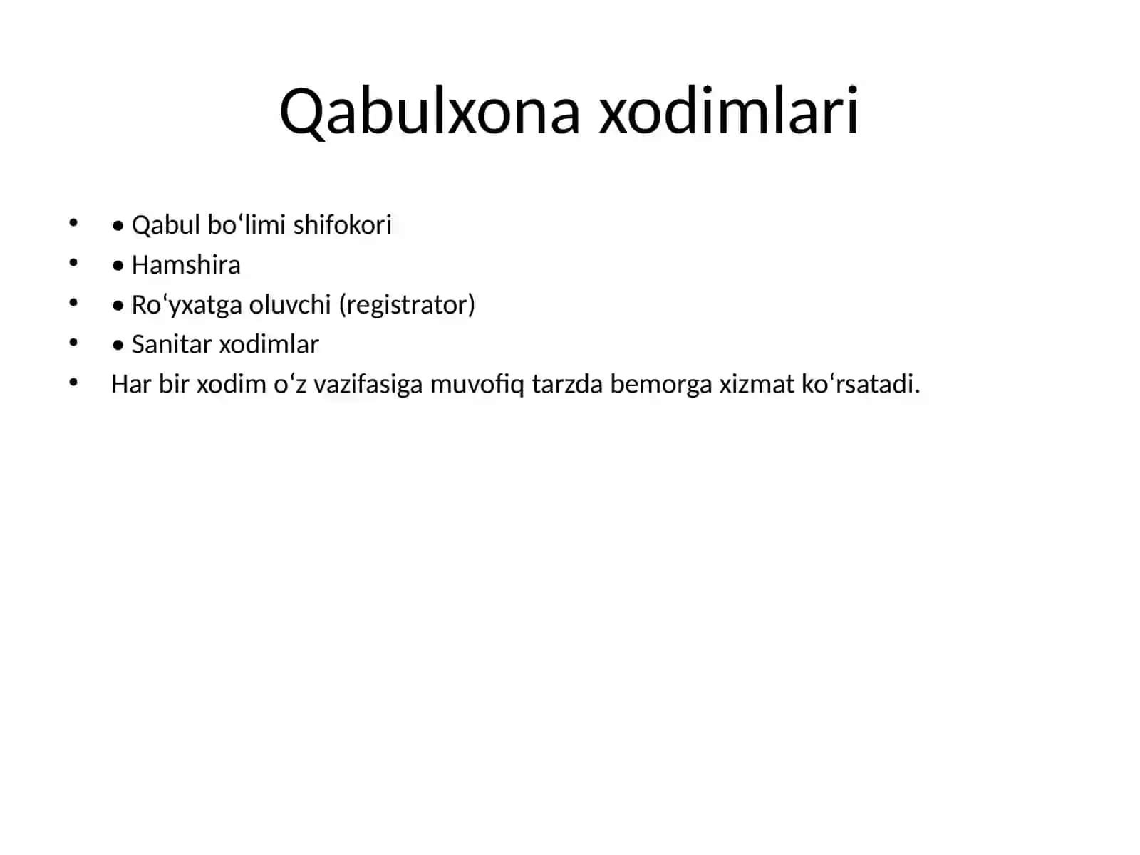 KARDIOLOGIYA BO‘LIMINING UMUMIY QABULXONASI 4