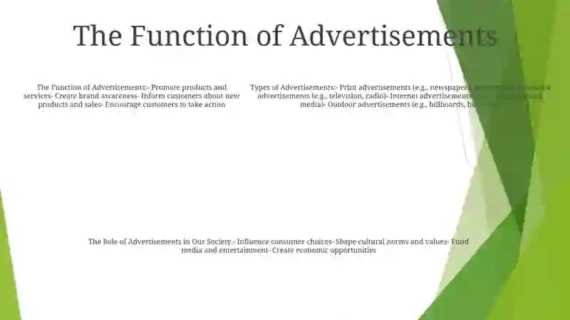 Advertisements. Types Of Advertisements. 4
