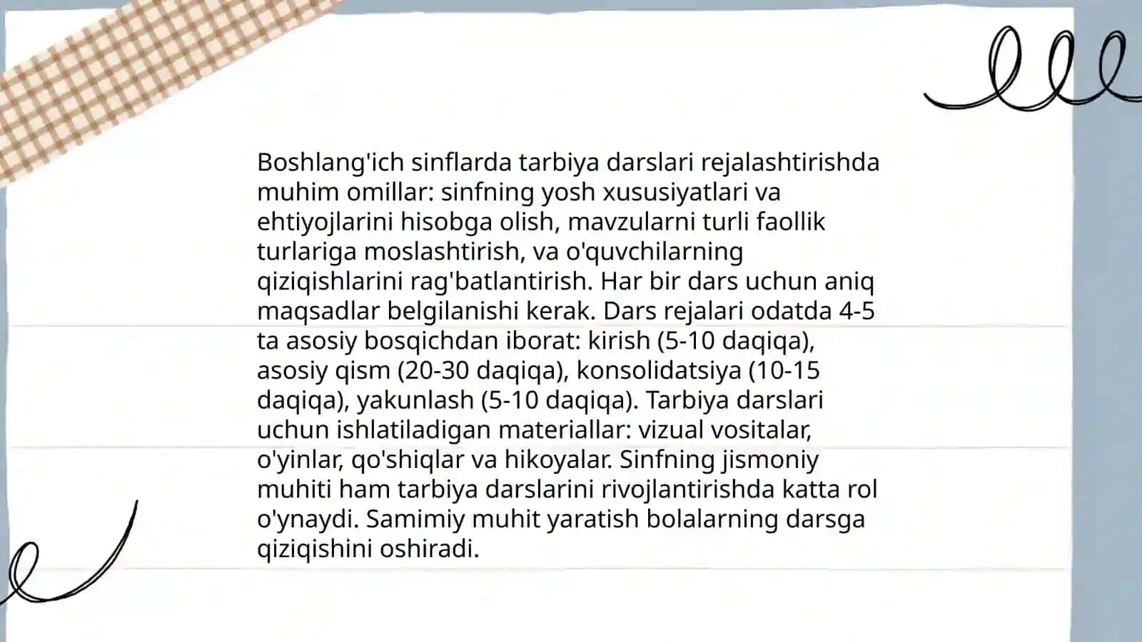 1-2sinflarda tarbiya darslarni oʻrgatish metodikasi 4