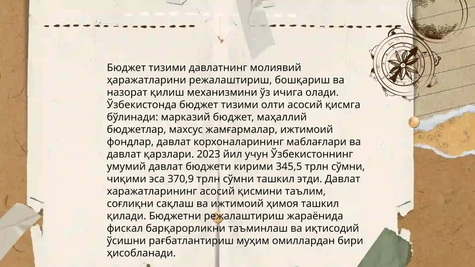 Ўзбекистон Республикаси бюджет ҳуқуқи субъектлари 4