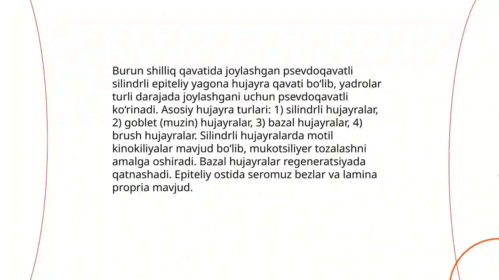 Burun gistologiyasi haqida tushuncha 4