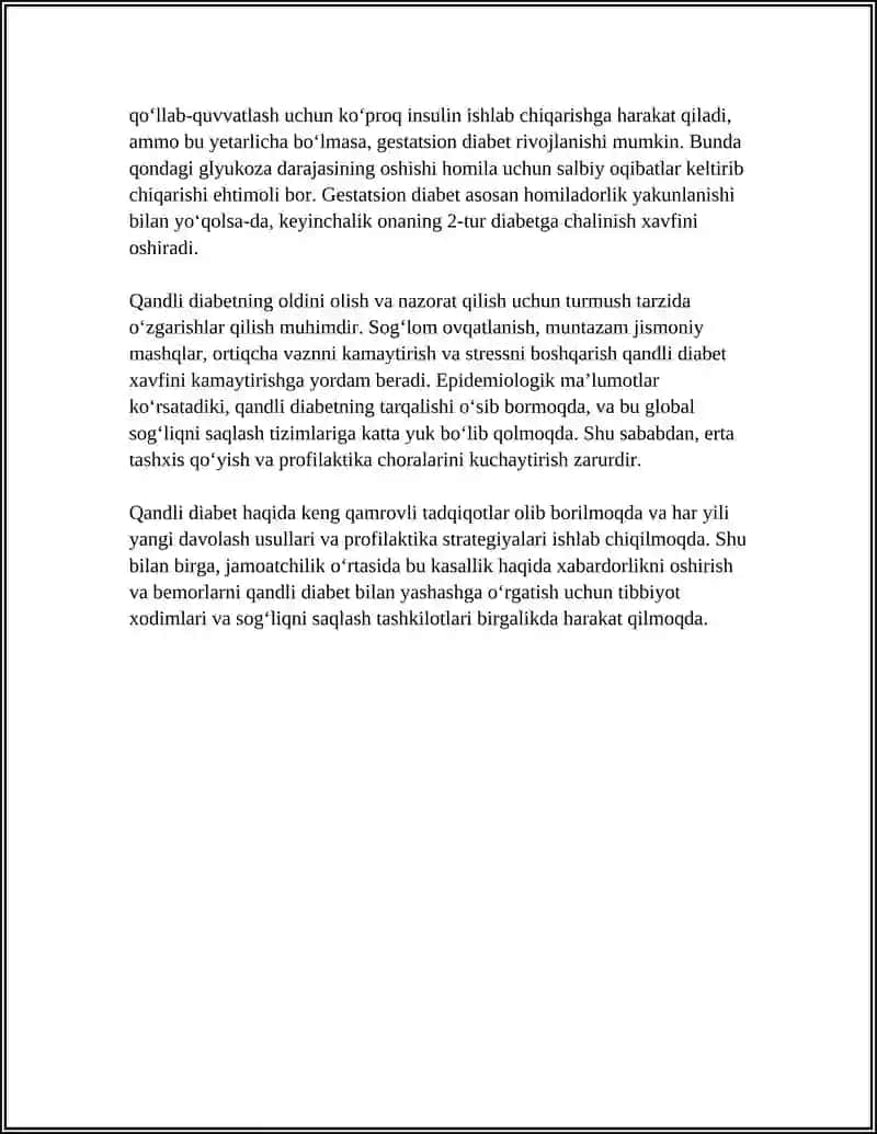 QANDLI DIABET 4
