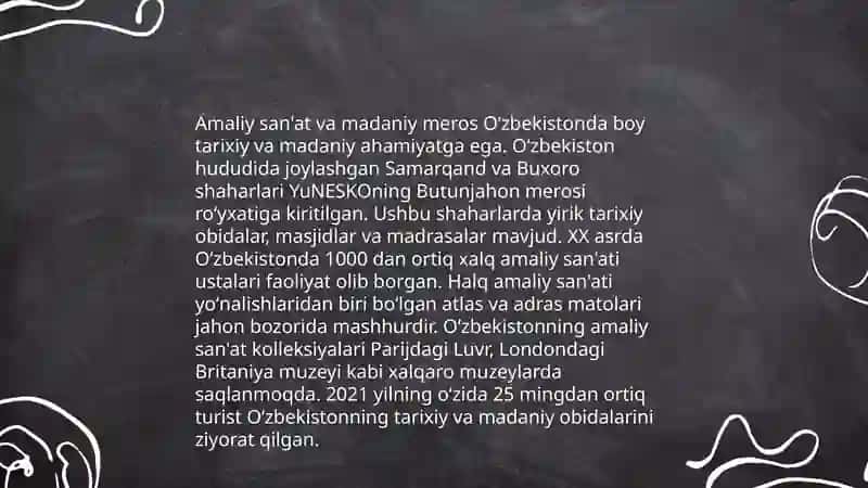 Xalq amaliy san'ati va hukumronlikning ta'limiy - tarbiyaviy ahamiyati 4